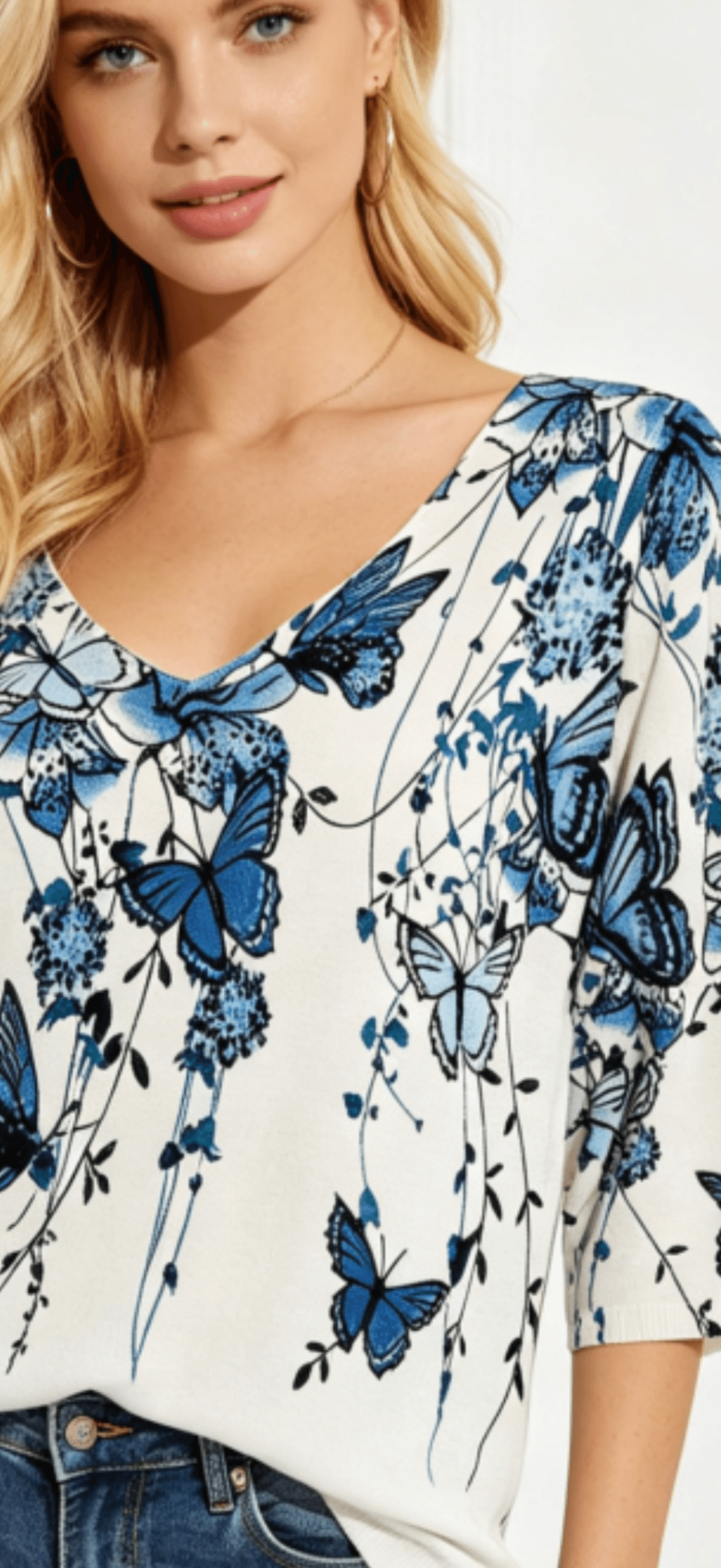 Sac Bleu « Papillon » 1