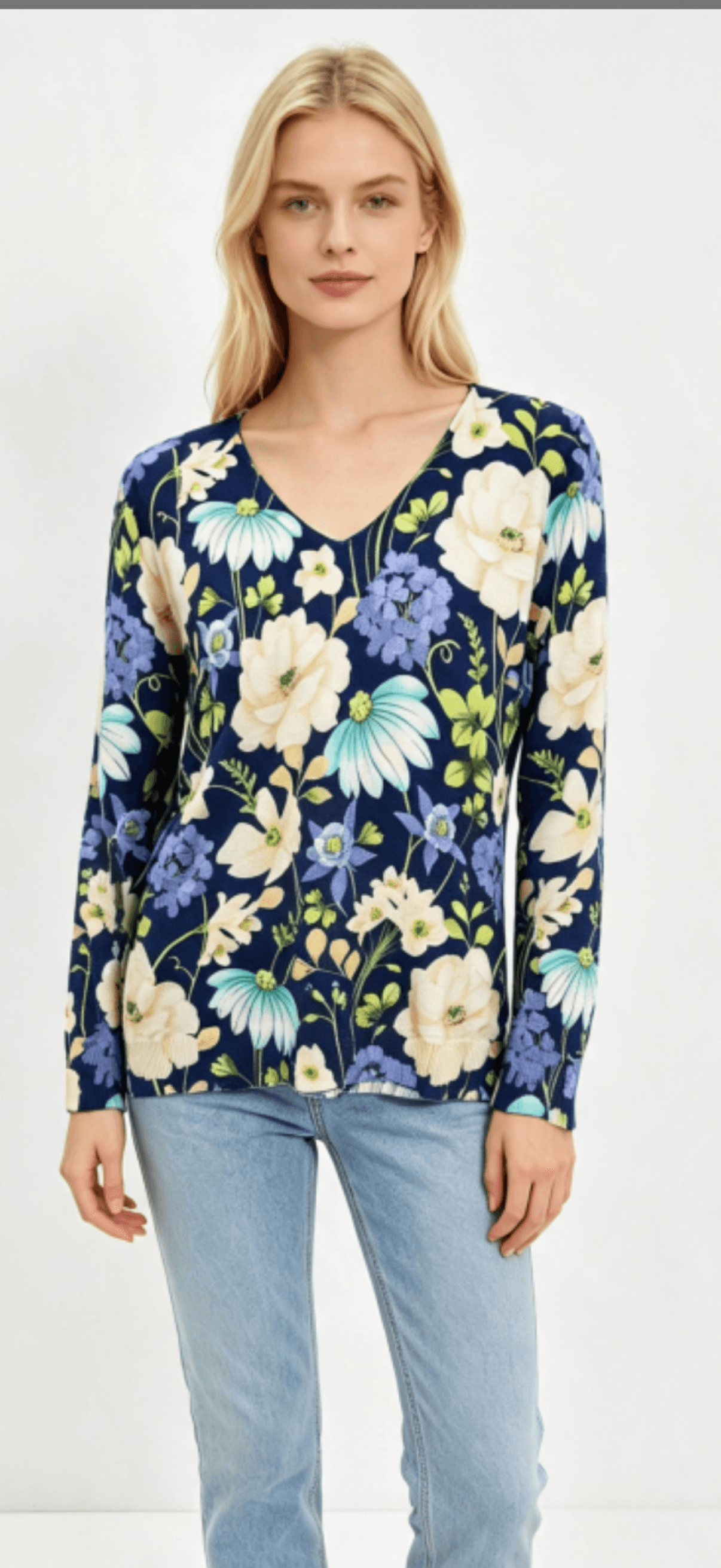 Pull Bleu marine 1